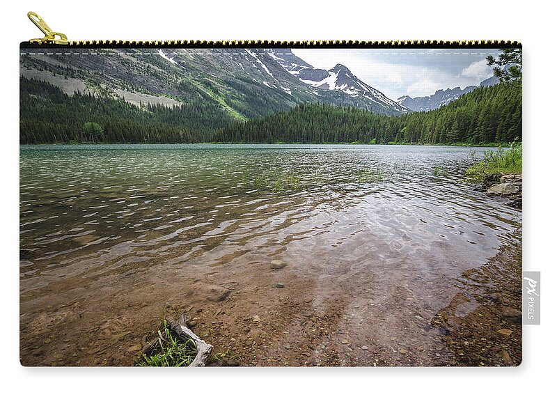 Glacier Zip Pouch featuring the photograph Calm Waters by Margaret Pitcher