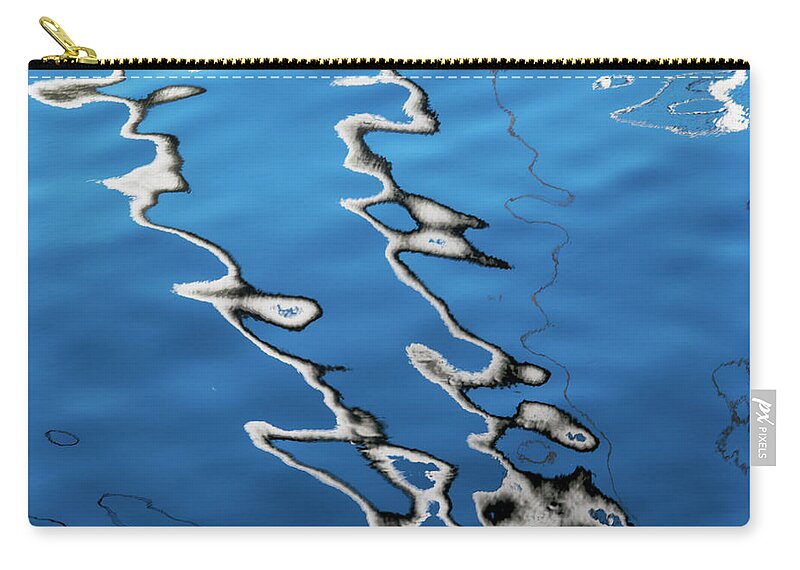 Urban Zip Pouch featuring the photograph Canal Reflections 2 by Stuart Allen
