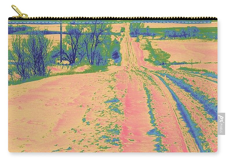 Landscape Zip Pouch featuring the photograph Candy Land by Julie Lueders 
