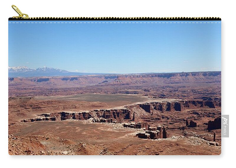 Canyonlands National Park Zip Pouch featuring the photograph Canyonlands View - 17 by Christy Pooschke