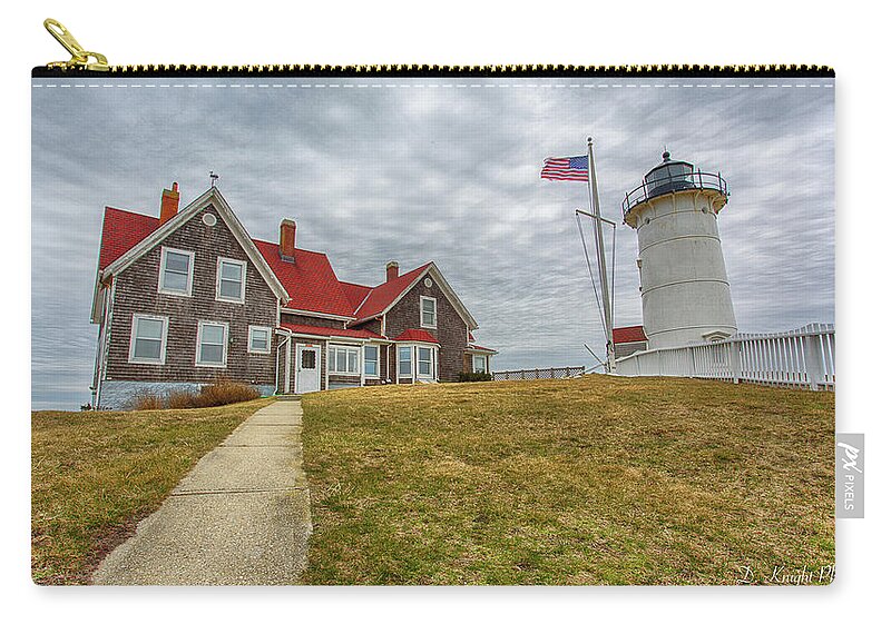 Cape Cod Zip Pouch featuring the photograph Cape Cod Lighthouse by Dillon Kalkhurst