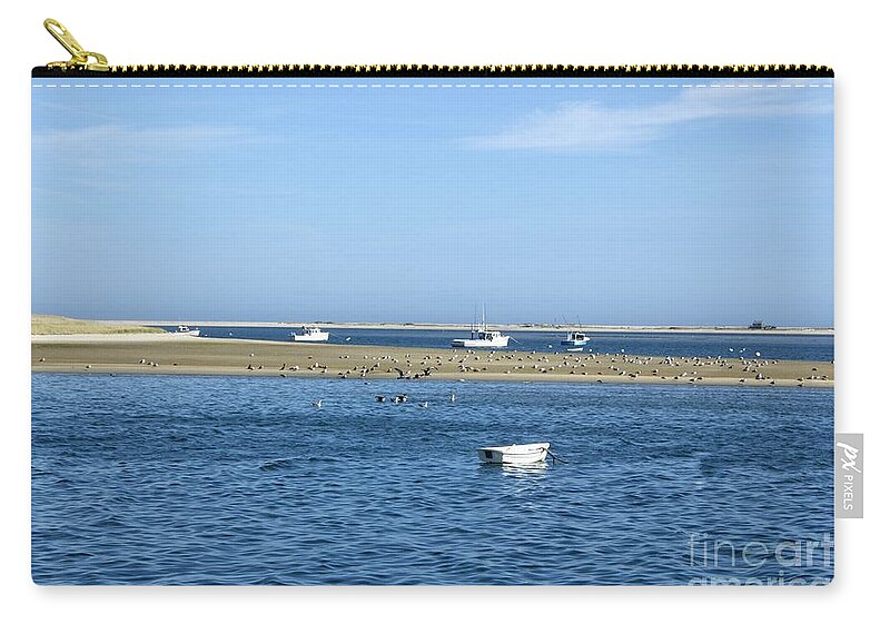 Usa Zip Pouch featuring the photograph Cape Cod Tranquility by David Birchall