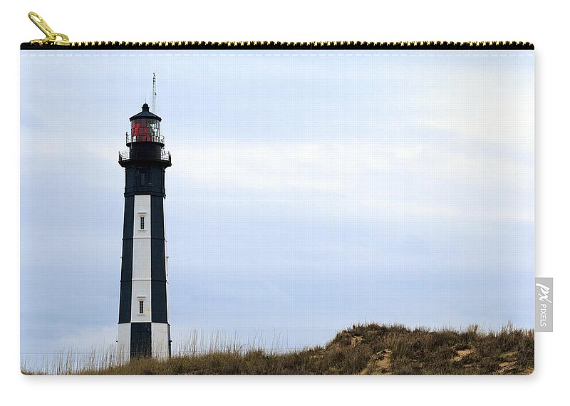 Cape Zip Pouch featuring the photograph Cape Henry Lighthouse by Travis Rogers