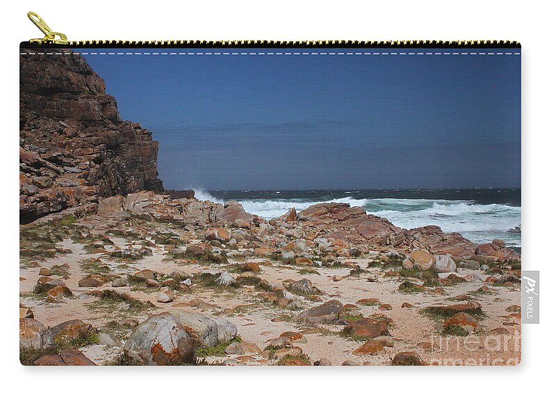 Cape Of Good Hope Zip Pouch featuring the photograph Cape of Good Hope by Bev Conover