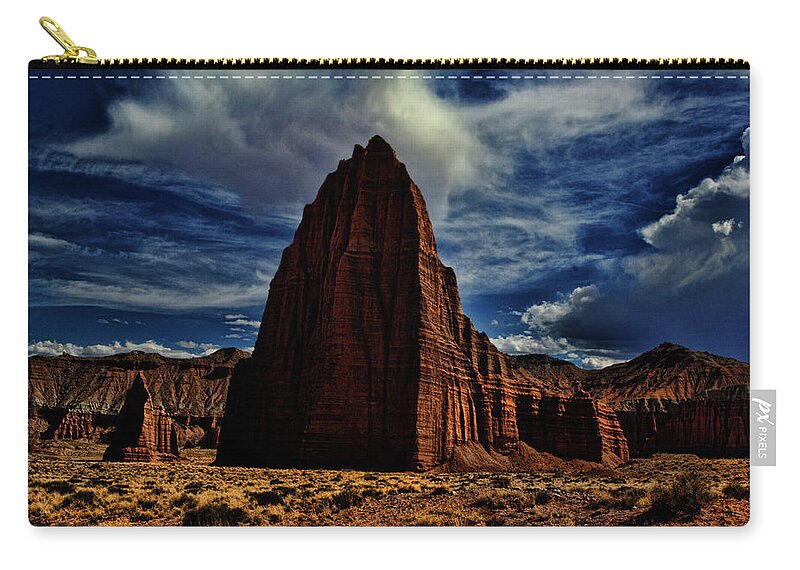 Zip Pouch featuring the photograph Capitol Reef by Mark Smith
