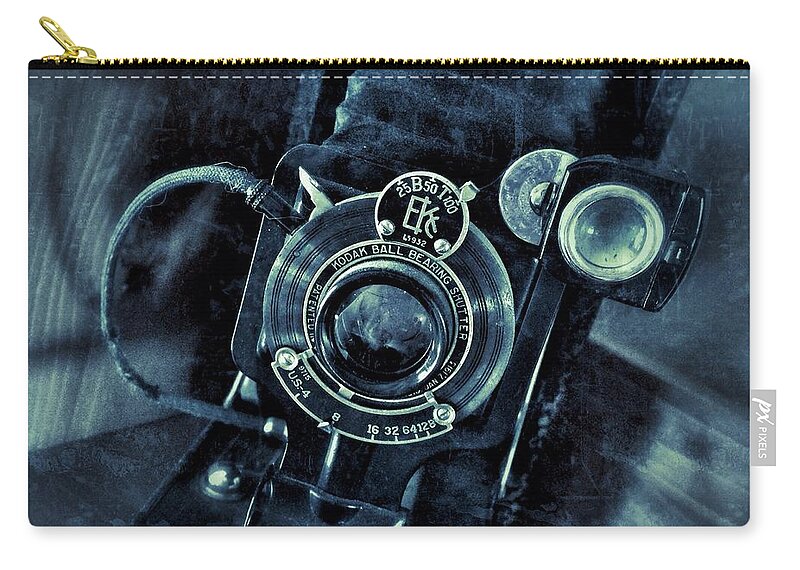 Photography Zip Pouch featuring the photograph Captured Antique by Kathleen Messmer