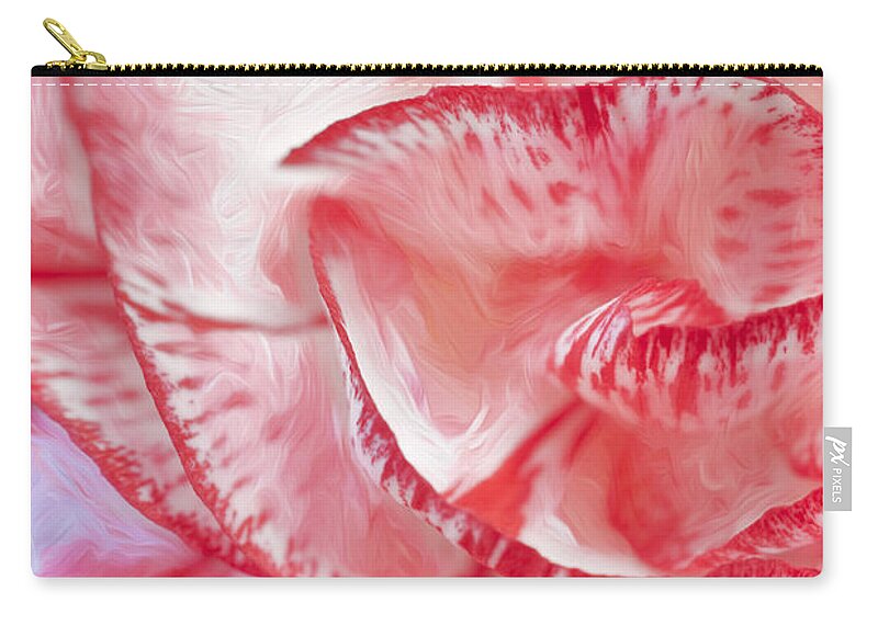 Carnation Zip Pouch featuring the photograph Carnation #3 by George Robinson