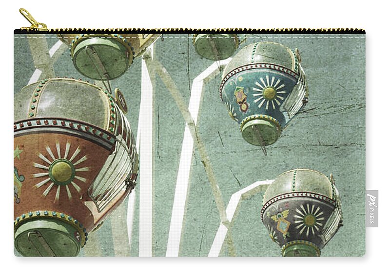 Amusement Zip Pouch featuring the photograph Carnivale by Andrew Paranavitana