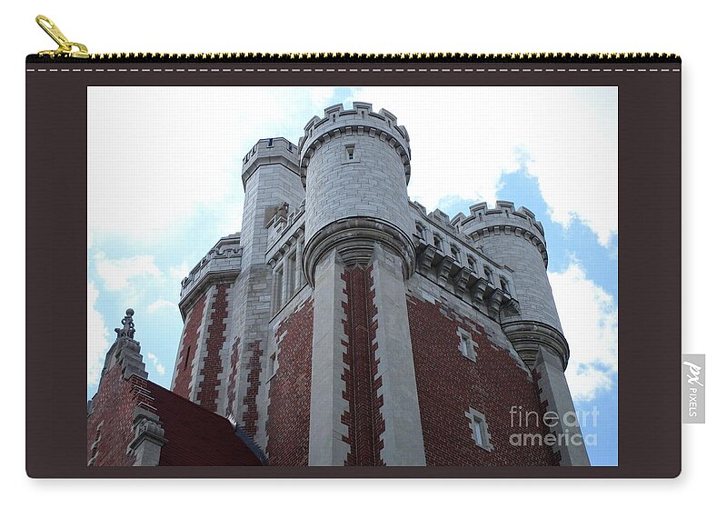 Toronto Ontario Zip Pouch featuring the photograph Casa Loma 13 by Randall Weidner