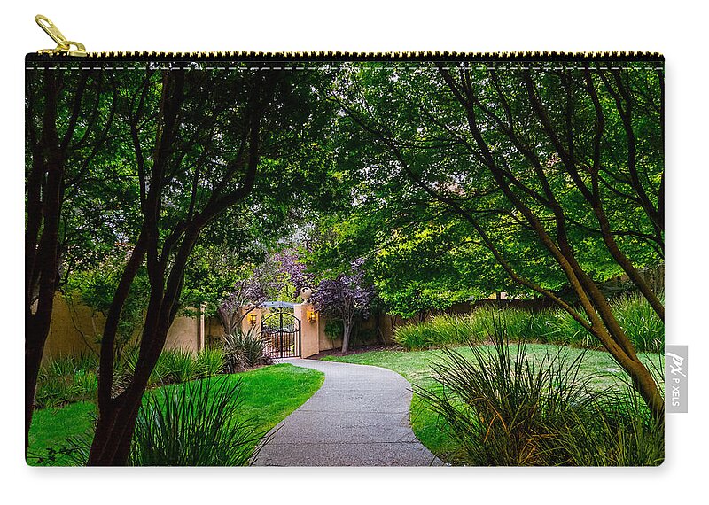Secret Gardens Carry-all Pouch featuring the photograph Casa Palmero by Derek Dean