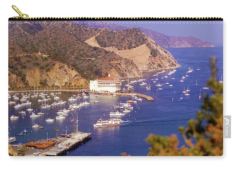 Seascape Zip Pouch featuring the photograph Catalina Kodachrome 2 by Floyd Snyder