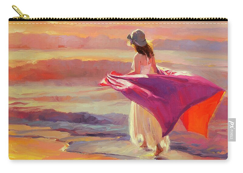 Coast Carry-all Pouch featuring the painting Catching the Breeze by Steve Henderson