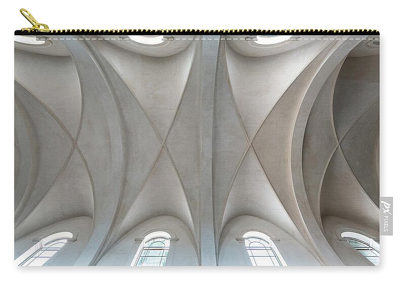 Arches National Park Zip Pouch featuring the photograph Catedral de la Purisima Concepcion ceiling by Lou Novick