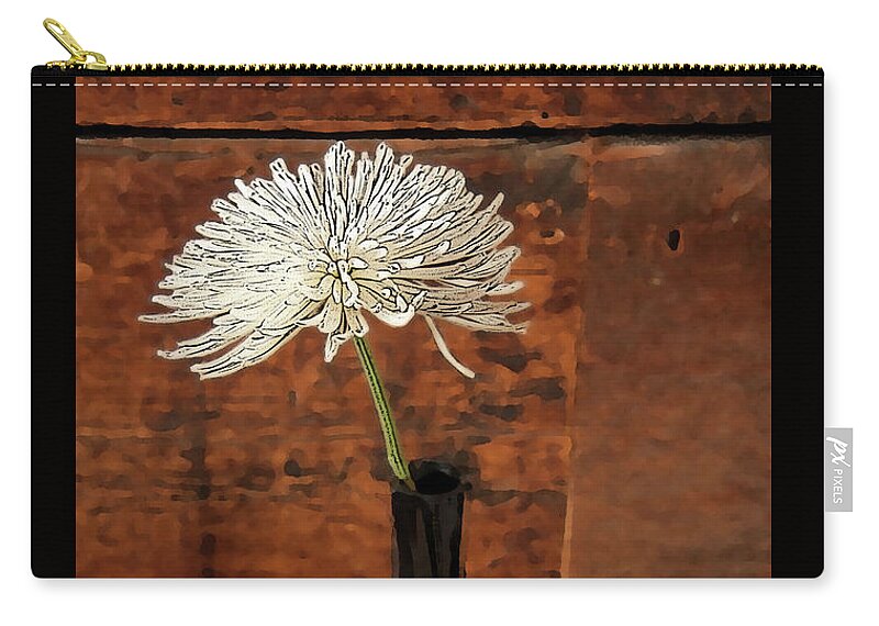 Flower Zip Pouch featuring the photograph Centerpiece by Terri Harper