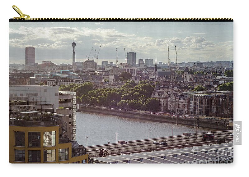 Bt Tower Carry-all Pouch featuring the photograph Central London by Perry Rodriguez