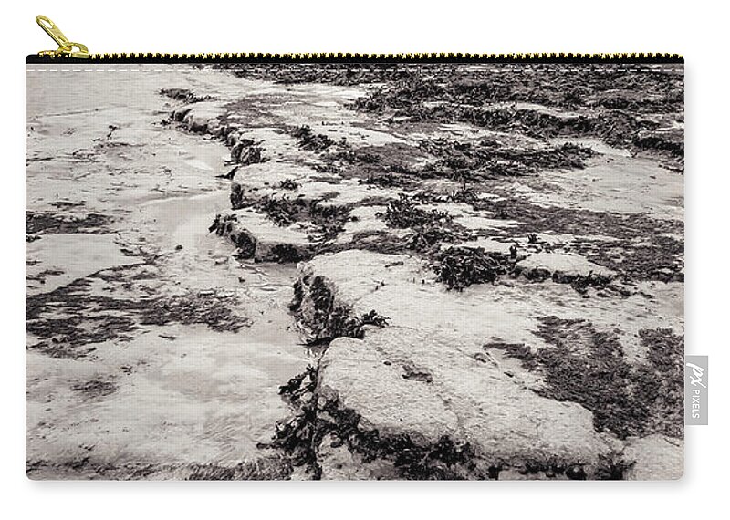 Cliffs Zip Pouch featuring the photograph Chalk cliff by Mariusz Talarek