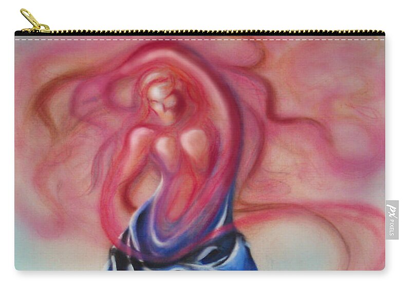 Female Zip Pouch featuring the painting Change by Kevin Middleton