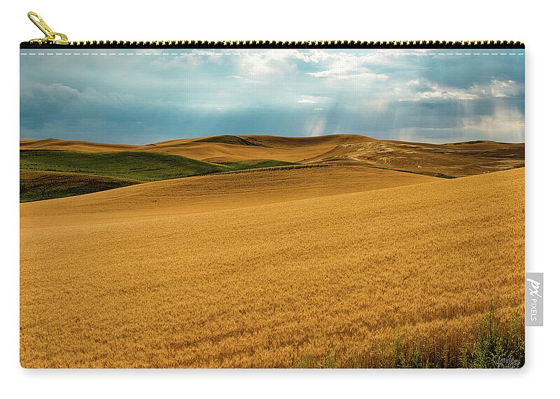 Landscapes Zip Pouch featuring the photograph Changing Weather by Claude Dalley