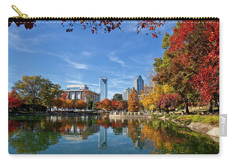Charlotte Zip Pouch featuring the photograph Charlotte's Marshall Park by Jill Lang