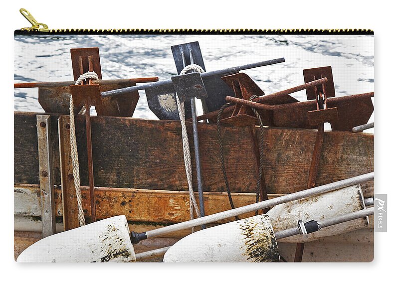 Charles Harden Zip Pouch featuring the photograph Chatham Fishing by Charles Harden