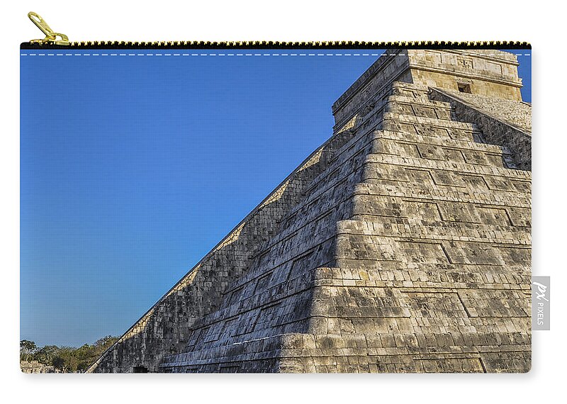 Sky Zip Pouch featuring the photograph Chichen Itza at Spring Equinox by Pelo Blanco Photo