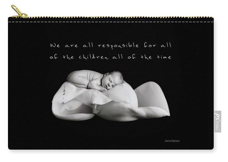Sleeping Carry-all Pouch featuring the photograph Children by Anne Geddes