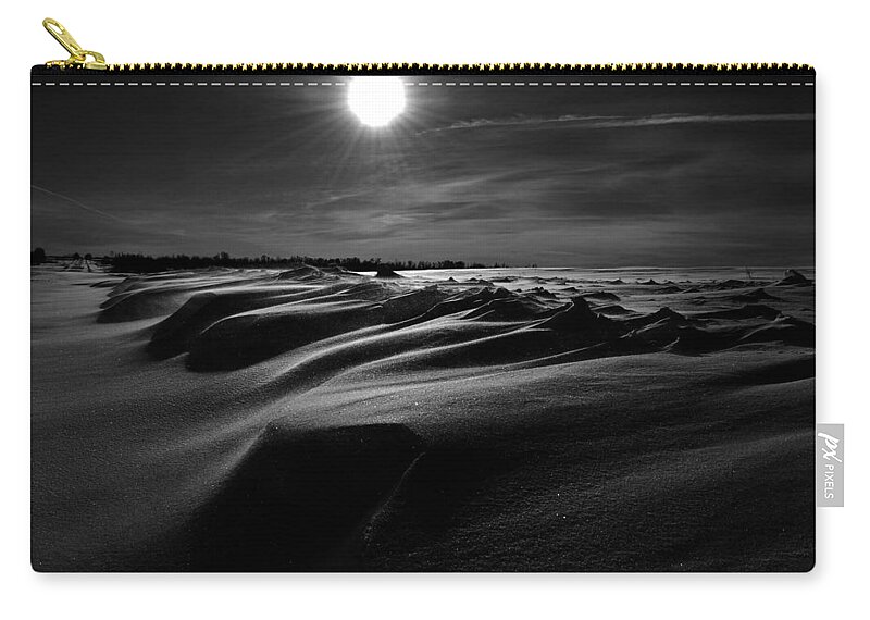 Sky Framed Prints Zip Pouch featuring the photograph Chills Of Comfort by J C