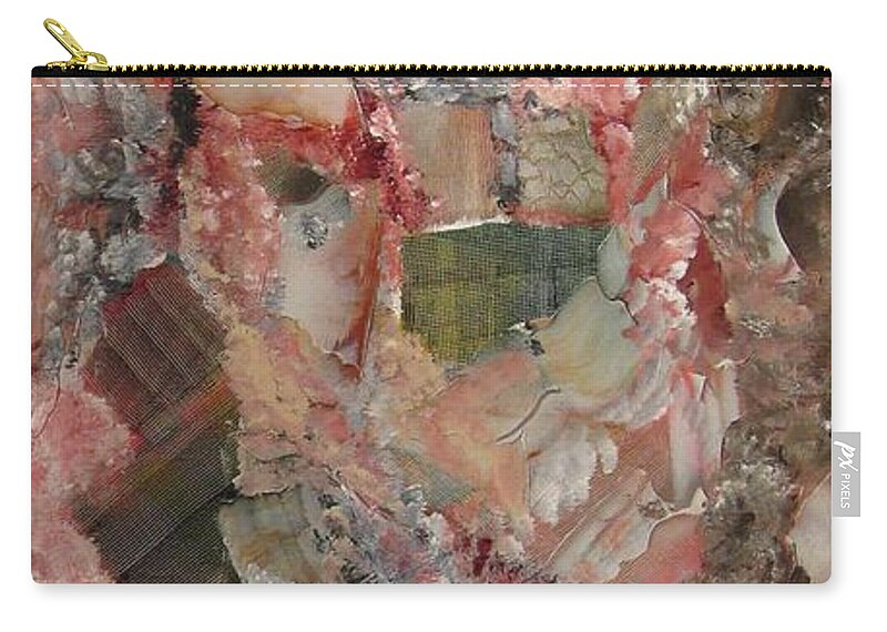 Abstract Zip Pouch featuring the painting Chosen Structures by Dennis Ellman