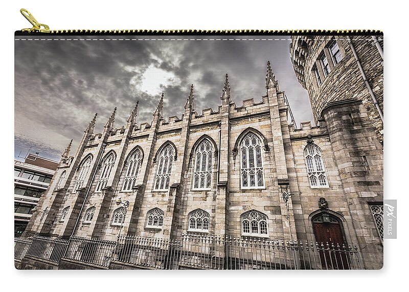 Ireland Zip Pouch featuring the photograph Christ Church by Bill Howard