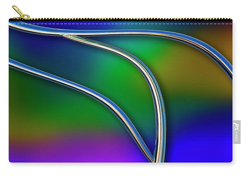 Photography Zip Pouch featuring the photograph Chrome by Paul Wear