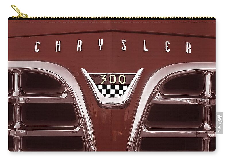 Chrysler Zip Pouch featuring the digital art Chrysler 300 by Anthony Ellis