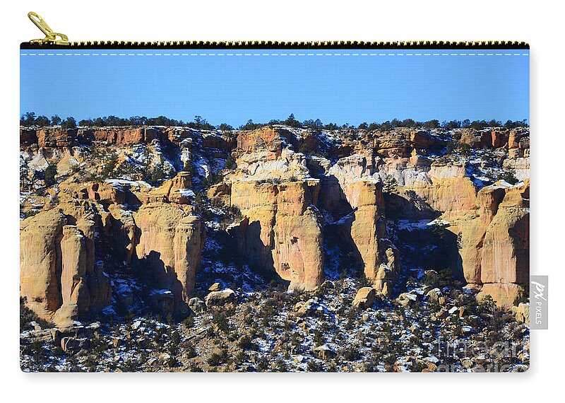 Southwest Landscape Carry-all Pouch featuring the photograph Cinco by Robert WK Clark