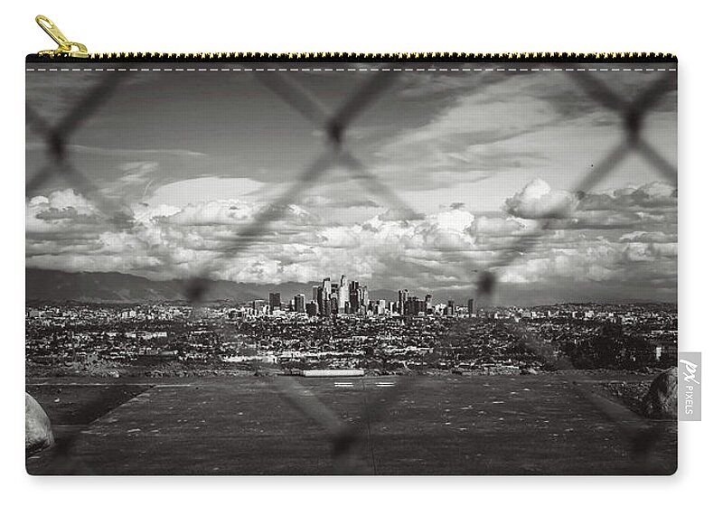 Los Angeles Zip Pouch featuring the photograph City Escape by April Reppucci