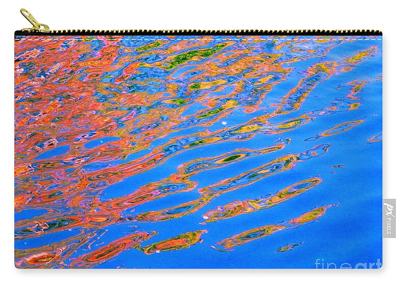 Color Zip Pouch featuring the photograph Claim by Sybil Staples