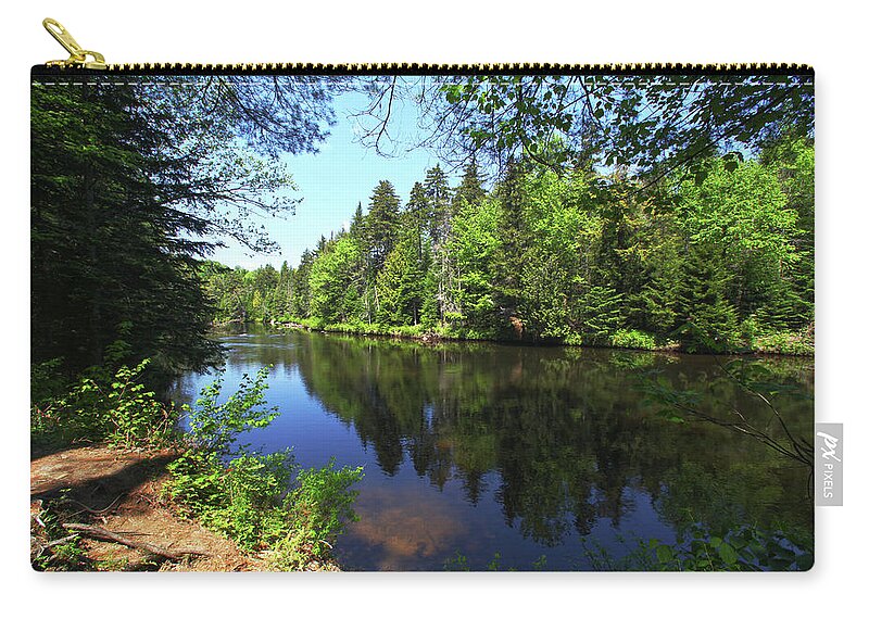  Carry-all Pouch featuring the photograph Clear Lake by Robert Och