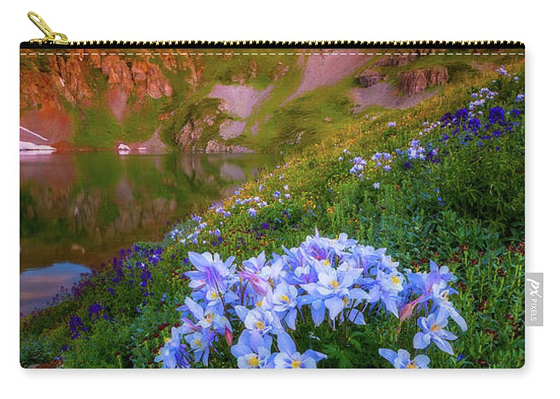 Lake Carry-all Pouch featuring the photograph Clear Lake Summer by Darren White