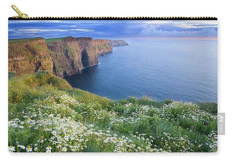 Outdoors Zip Pouch featuring the photograph Cliffs Of Moher, Co Clare, Ireland by Gareth McCormack