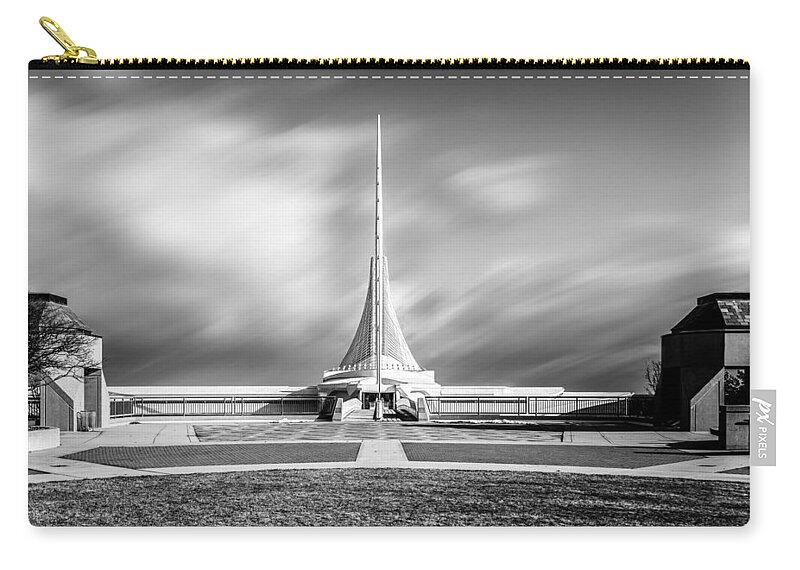 Architecture Zip Pouch featuring the photograph Closed Sails by Wild Fotos