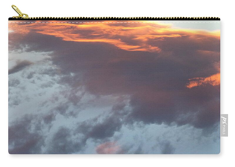 Cloud Zip Pouch featuring the photograph Cloud Formation two by Krystyna Spink