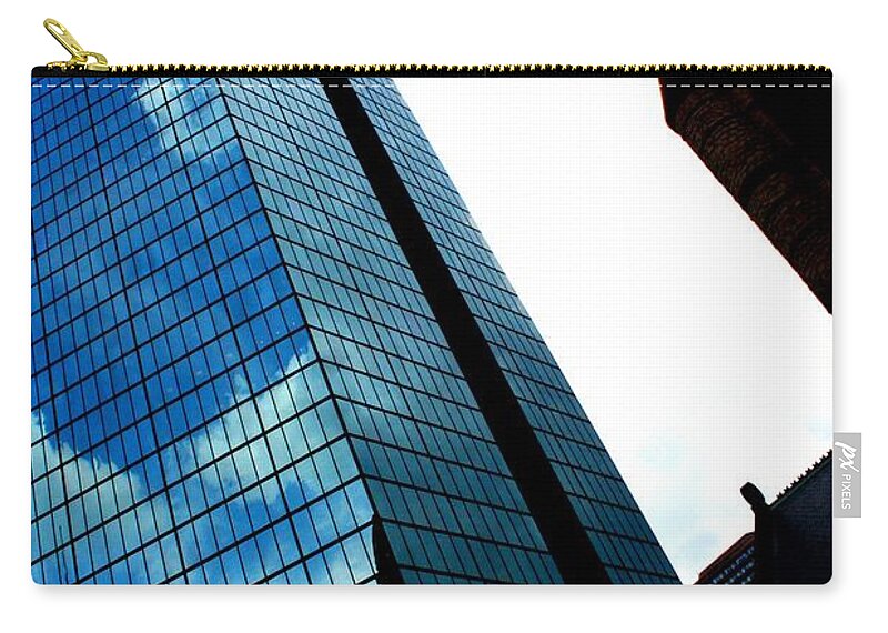 Cityscapes Zip Pouch featuring the photograph Cloud Illusions by Julie Lueders 