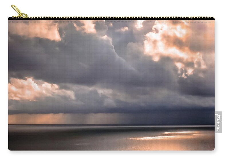 Cloud Waterscapes Zip Pouch featuring the photograph Cloud Symphony by Karen Wiles
