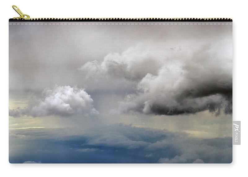 Clouds Zip Pouch featuring the photograph Clouds by Christopher Johnson