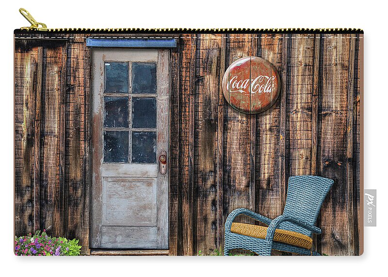 Coca Cola Zip Pouch featuring the photograph Coca Cola by Paul Wear