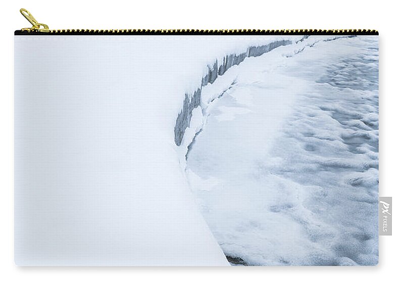 Alaska Zip Pouch featuring the photograph Cold Coast by Tim Newton