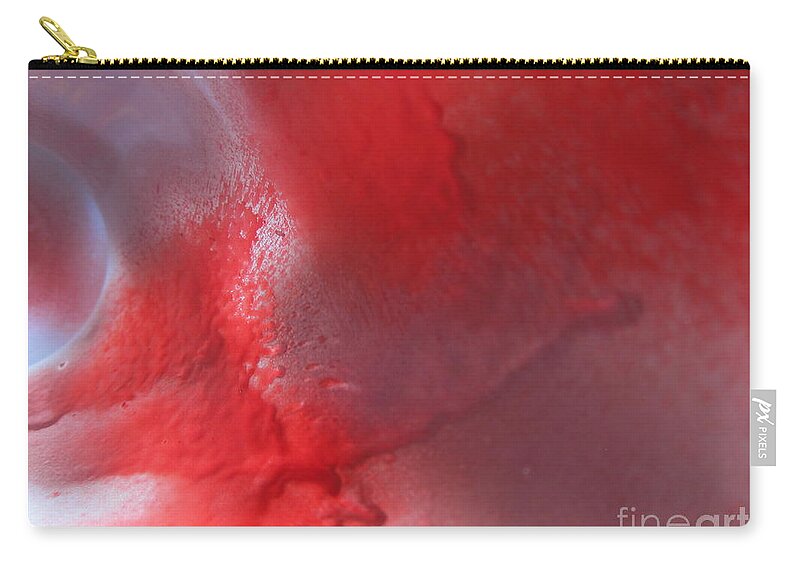 Art Zip Pouch featuring the mixed media Color Expression 1 by Funmi Adeshina