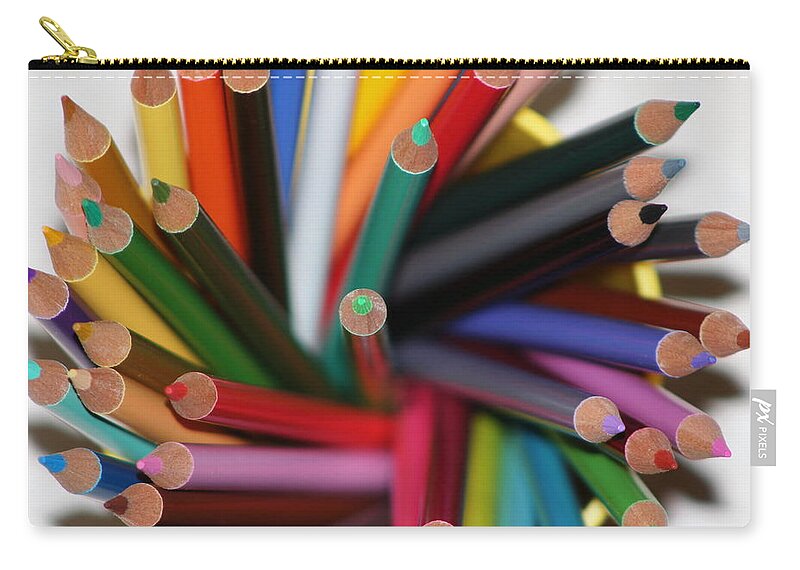 Colored Pencils Photography on Carry-All Pouch