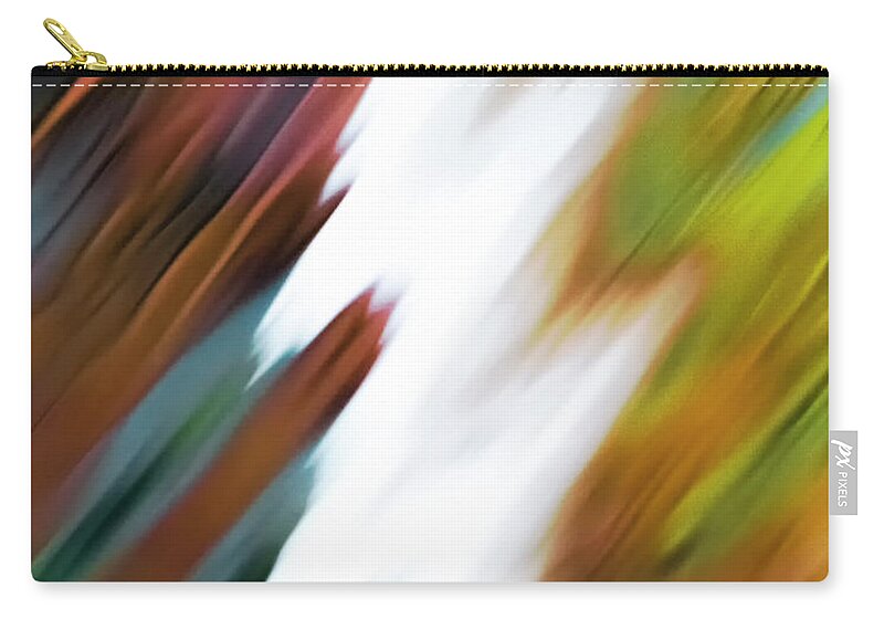 Farmington River Zip Pouch featuring the photograph Colors of Water by Tom Cameron