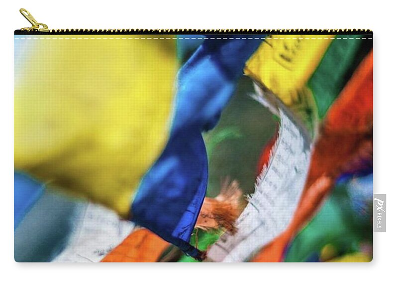 Missions Zip Pouch featuring the photograph Colourful by Aleck Cartwright