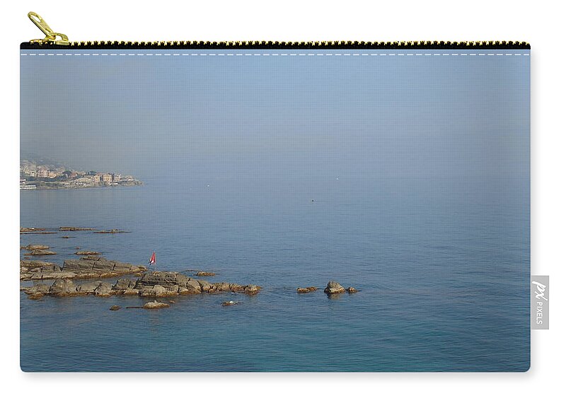 Sea Zip Pouch featuring the photograph Colours by Yohana Negusse
