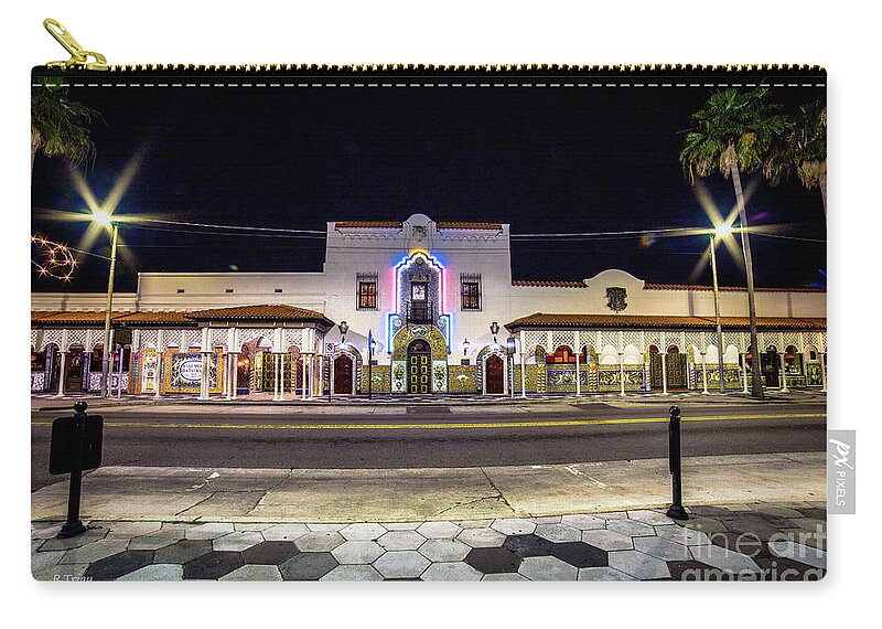 Columbia Restaurant Zip Pouch featuring the photograph Columbia Restaurant Founded in 1808Tampa Florida by Rene Triay FineArt Photos
